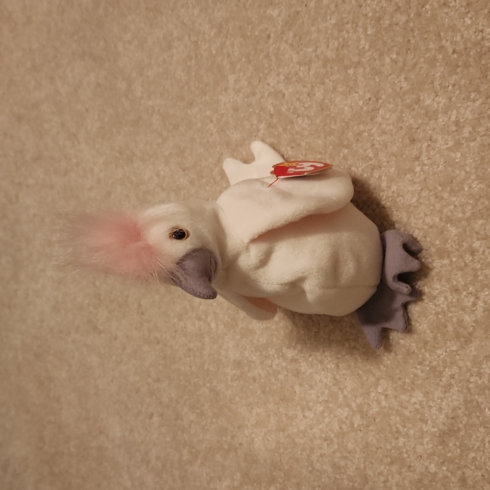 Kuku the bird beanie baby
